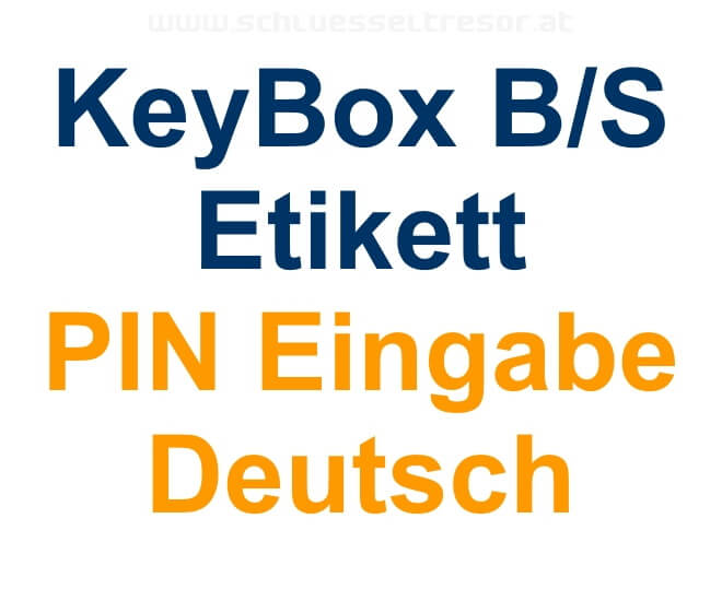 c86a91f56b37d29697c49a777ba1e977 Etikett PIN Eingabe Deutsch
