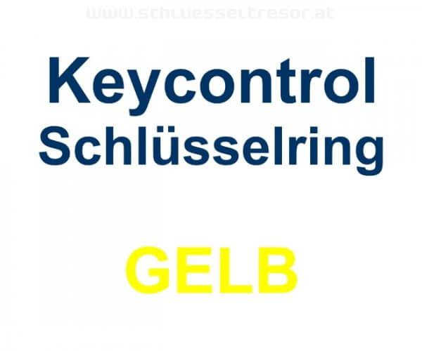 Keycontrol Schlüssel-Ring GELB